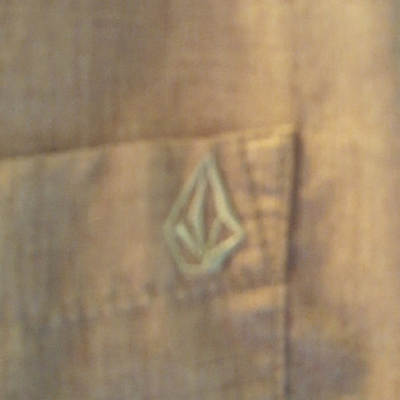 Volcom purple medium button down dress shirt - Picture 2 of 4